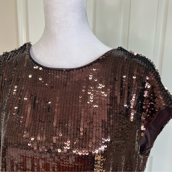 MAEVE by ANTHROPOLOGIE KARA SEOUINED MINI DRESS - Picture 7 of 13